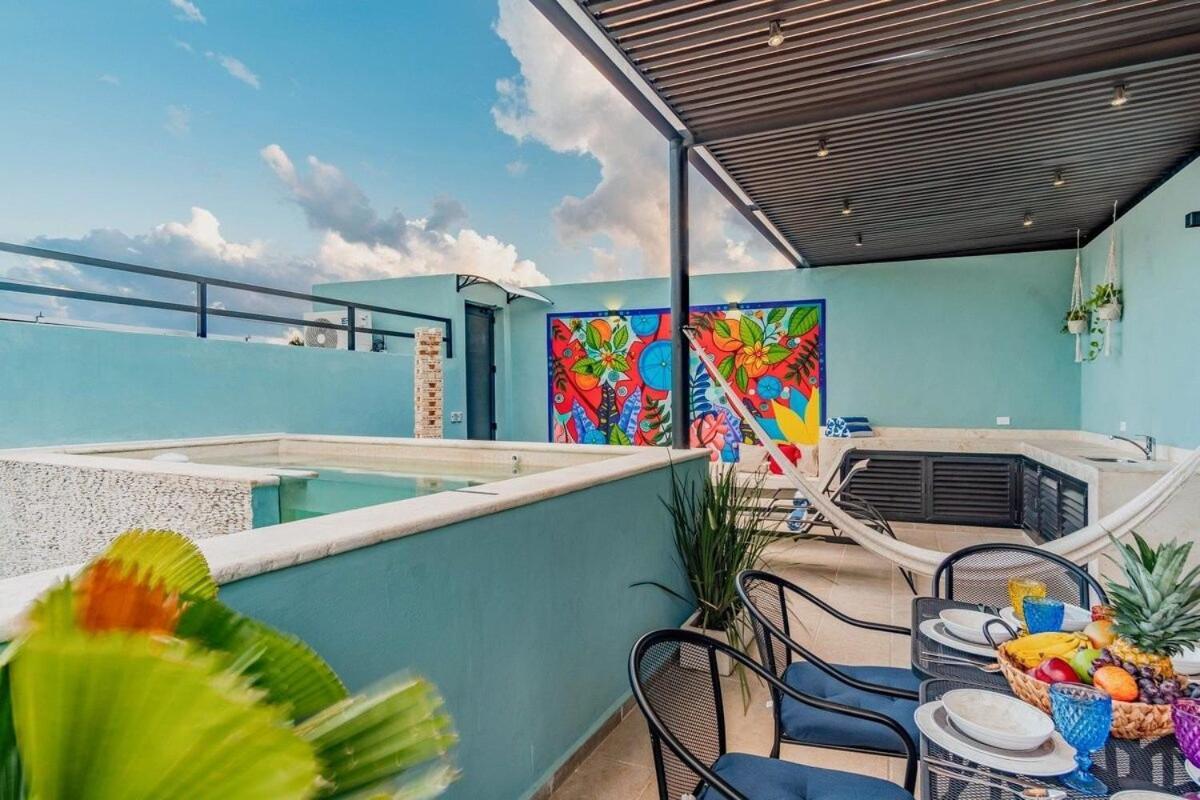 Rincon Del Cielo Rooftop With Glass Walled Pool Mérida Esterno foto